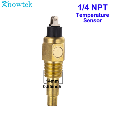 VDO type 1/4 NPT 14mm Thread Diesel Engine Oil Water Temperature Sensor universal 6V-24V ► Photo 1/6