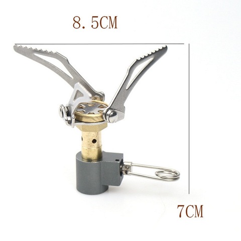 Outdoor Gas Burner Stove Titanium Alloy Folding Mini Camping Oven Survival Furnace Stove 3000W Cooking Gas Burner Cooker Tool ► Photo 1/6