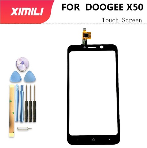 Tested Well 100% Original For Doogee X50 Touch Screen Digitizer Front Glass Panel Sensor For 5.0