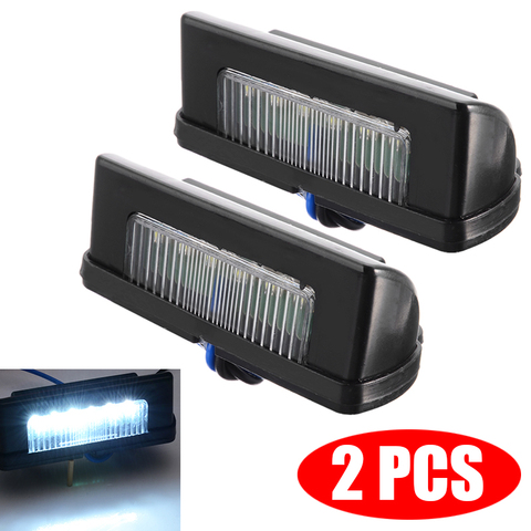 2pcs 12-24V Waterproof LED Licence Number Plate Light Lamp For Truck Trailer Ute Boat Caravan Parts ► Photo 1/6