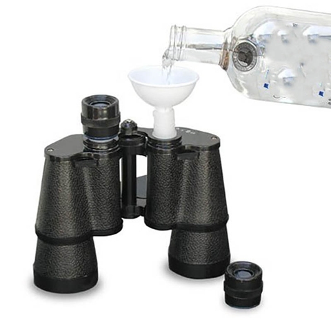LBER Double Sided Binocular Flask Travel Water Bottle Sport Drinkware Russian Flagon Whiskey Bottle Shot Flask Shaker Whisky Pot ► Photo 1/6