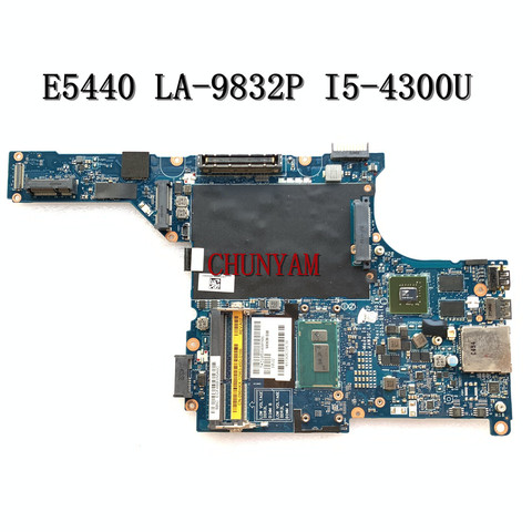 FOR DELL Latitude E5440 Laptop Motherboard I5-4300U VAW30 LA-9832P CN-096HKX 96HKX Mainboard 100%Tested ► Photo 1/5