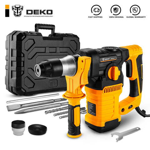DEKO DKRH32LD5 230V Multifunctional Rotary Hammer with BMC and Accessories Electric Demolition Hammer Impact Drill ► Photo 1/6