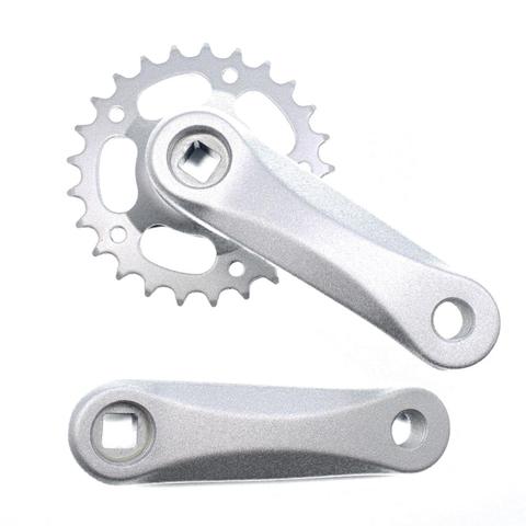 25/28T Children Kids Bicycle Crankset 102/114mm Crank Set Square Hole Aluminum Alloy Single Speed Bike Parts ► Photo 1/6