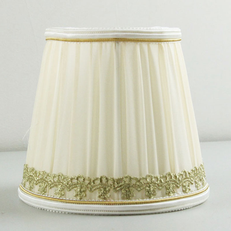 Golden Lace Lamp Shades Mini Lampshade, Mini Clip Lamp Shades