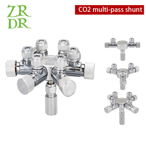 ZRDR aquarium DIY carbon dioxide distributor regulating valve distributor, with multiple outlets for CO2 diffusion in aquarium ► Photo 1/6