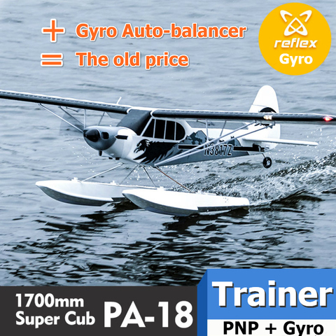 FMS RC Airplane Plane 1700MM 1.7M PA-18 J3 Piper Super Cub 4S 5CH with Gyro Auto Balance PNP Trainer Beginner Model Aircraft ► Photo 1/6