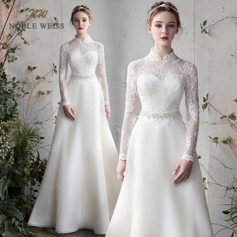 Wedding Dress  Floor-Length  A-Line  Organza  Wedding Dresses  Vestido De Noiva  Simple Wedding Dress ► Photo 1/6