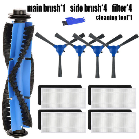 Hepa Filter Kit Side Brush Set for Eufy Robovac 11S 15 30 30C Room Cleaning robot Parts Side Brush Replacement with Brush Clean ► Photo 1/6