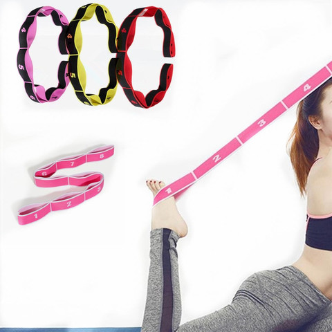 Professional Gymnastics Adult Latin Training Bands Multi-functional Pilates Yoga Stretch Resistance Bands Fitness Elastic Band ► Photo 1/6