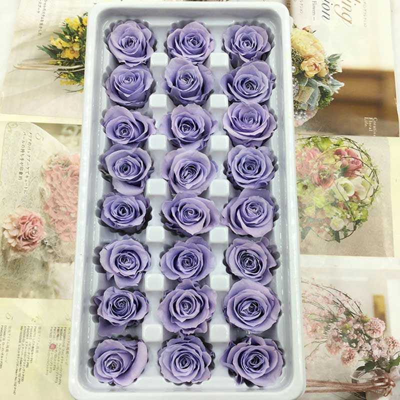 A Grade 2-3cm Preserved Real Rose Head Natural Immortal Long Last Roses Eternal  Real Rose Florist Wedding DIY Floral Materials - AliExpress