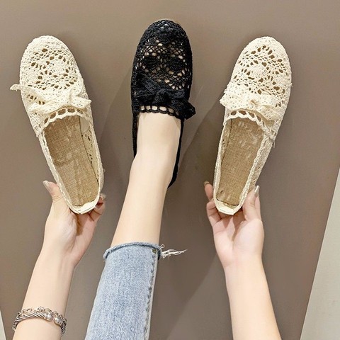 NEW  Women shoes fisherman shoes woman mesh breathable flat soft bottom women peas shoes  womans shoes  flats shoes YTC65 ► Photo 1/6