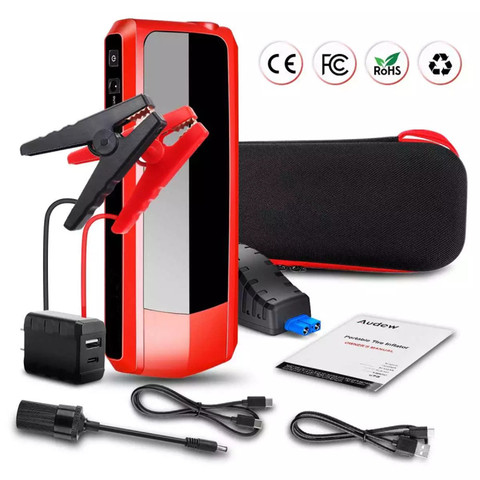 2000A Car Jump Starter 20000mAh LCD Display Battery Charger Booster QC3.0 Portable Power Bank Kit Emergency Starting Device ► Photo 1/1