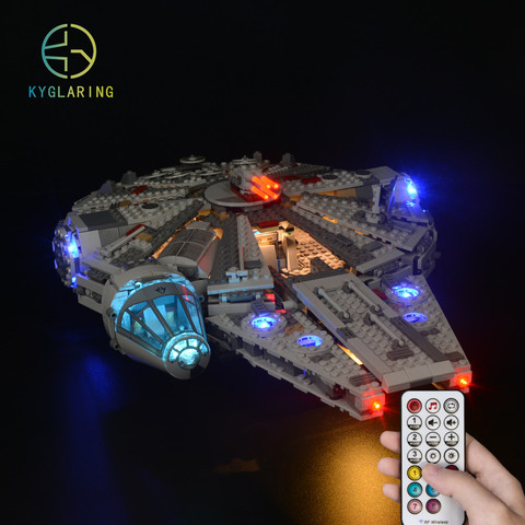 Kyglaring Led Light Ki For lego 75105  The Force Awakens Millennium Falcon  Blocks  (only light included) ► Photo 1/6