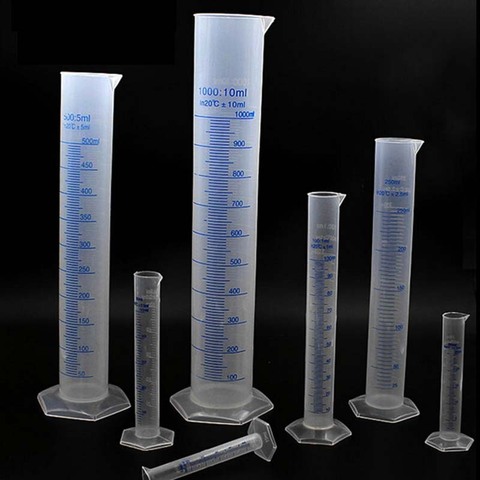 High Quality Measuring Cylinder Laboratory Test Graduated Liquid Trial Tube Jar Tool Chemistry Lab Equipment 10/25/50/100/250ml ► Photo 1/6