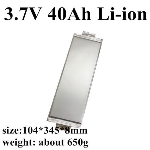 Power polymer 3.7v 40ah large capacity battery electric vehicle power battery for  60V 72V Battery Pack Ebike tricycle battery ► Photo 1/4