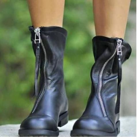 woman booties autumn matin shoe ankle boots low heels soft women matin boot shoes chaussures femme zapatos mujer sapato K0239 ► Photo 1/6