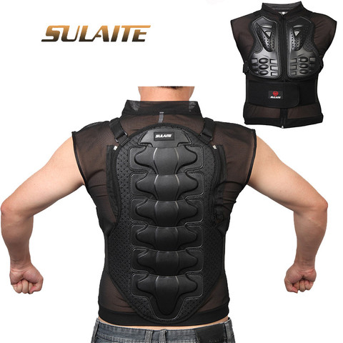 SULAITE Back Support Chest Protector Motorcycle Armor MTB Skateboard Outdoor Sports Body Protective Cycling Protection Jackets ► Photo 1/6
