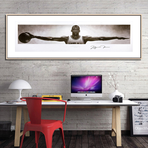 michael jordan poster wings framed