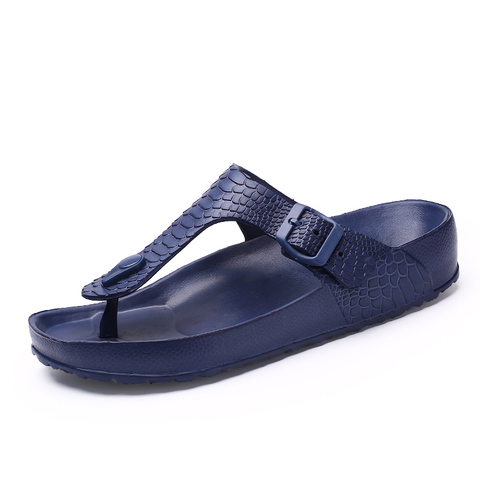 Men Flip Flops Summer Shoes Man Outside Beach Slippers EVA Light Soft Slippers Women Footwear Plus Size Male Sandals Flat Shoes ► Photo 1/6