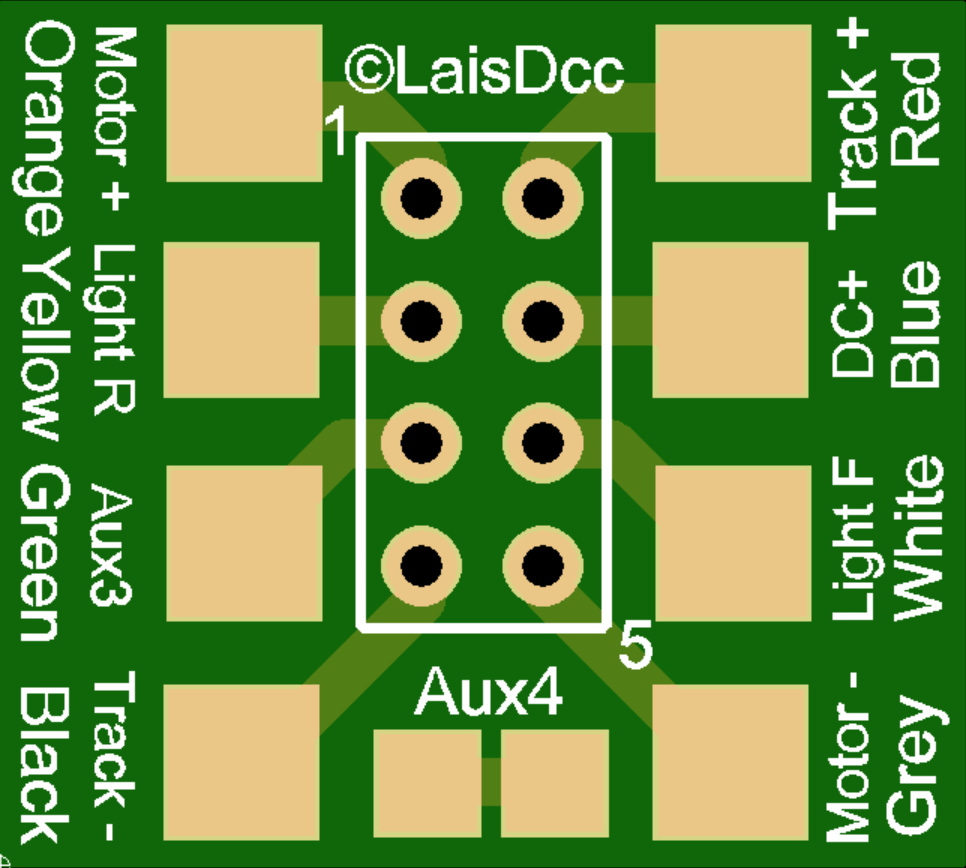 DECODEUR 8 BROCHES AVEC TORONS ET CONNECTEURS - NEM 652 DECODEUR 8