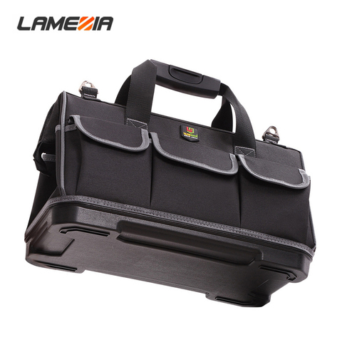 LAMEZIA Large Capacity Oxford Cloth Tool Bag Hardware Organizer Crossbody Travel Toolkit Electrician Carpenter Backpack Handbag ► Photo 1/6