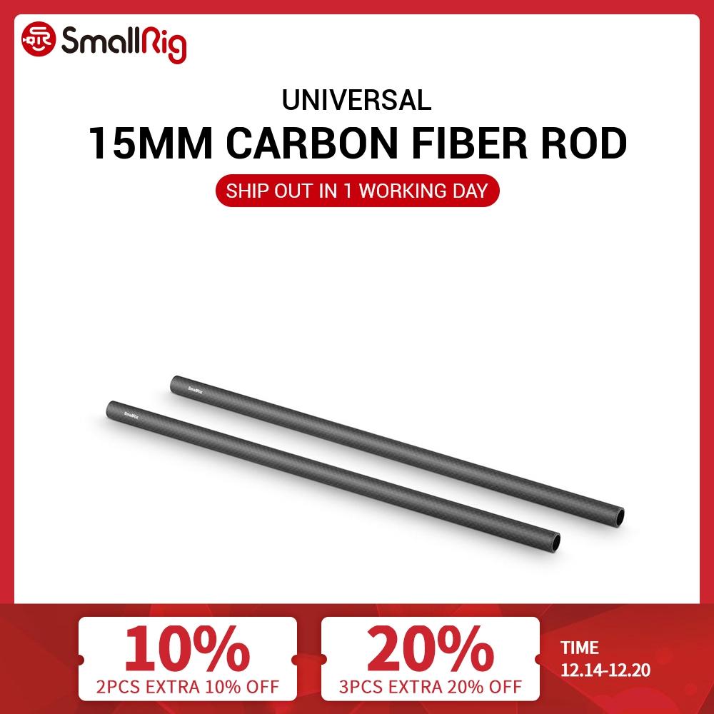 SmallRig 15mm Carbon Fiber Rod Precision Crafted Support Rods 12inch Long for Dslr Camera Shoulder Rig System - 851 (2Pcs Pack) ► Photo 1/4