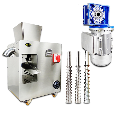 Stainless Steel Oil Press Machine Commercial Home Extractor 2022 Hot Expeller Price ► Photo 1/6