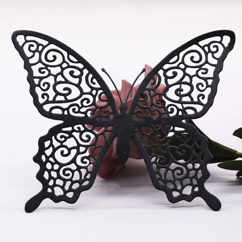 Butterfly Metal Cutting Dies Scrapbooking Album Cards Making Crafts Embossing Etched Stencil Clear Stamps and Slimline Dies 2022 ► Photo 1/3