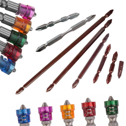 S2 Steel PH2 1/4 Hardness Magnetic 25-200MM Cross Head Screwdriver Bit Head Electric Screwdriver Set Phillips Screw ► Photo 1/6