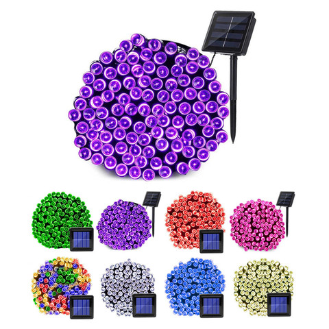 200 Christmas Garland Led Fairy Light Outdoor Solar Powered String Lights 8 Mode 7m/12m/22m Garden Wedding Decoration Waterproof ► Photo 1/6