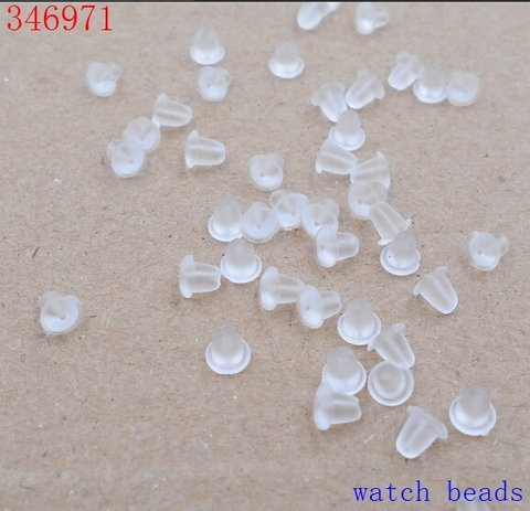 2017 Promotion yiwu Beads  100pcs Ear Bob Silicon Back Earring Stoppers Jewelry Findings And Components ► Photo 1/1