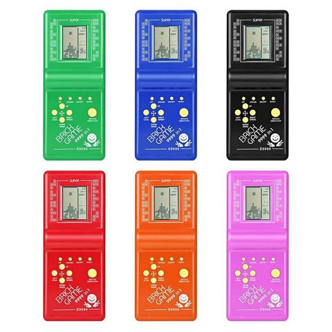 KaKBeir Classic Handheld Game Machine Tetris Brick Game Kids Game Machine Toy with Game Music Playback ► Photo 1/6