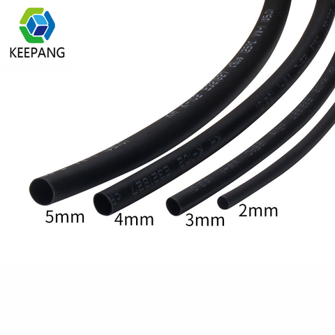 2meter Heat Shrink Tube 5mm 4mm 3mm 2mm Insulation Sleeve Tubing Cable Wire Blanket Wrap Wire Cable kit 3D Accessories DIY Parts ► Photo 1/6