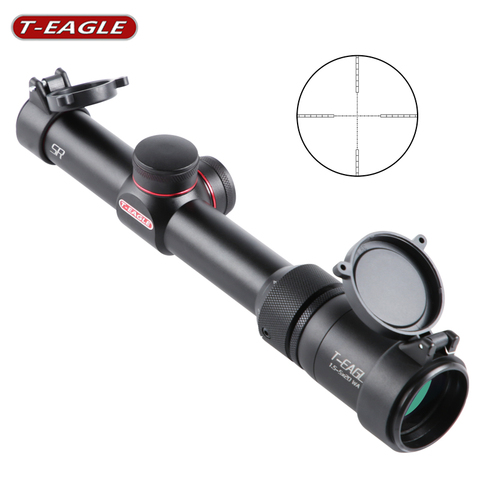 T EAGLE SR1.5-5X20 WA HK Hunting RiflesScope Duplex Reticle Rifle Scope Tactical Optical Gun Sight  Shock Proof with Cover ► Photo 1/6
