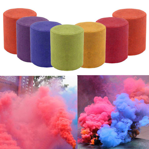 1pcs Colorful Halloween Smoke Cake Spray Smoke Effect Show Halloween Party Stage Studio Photo Props Magic Fog Smokes Cake Gifts ► Photo 1/5