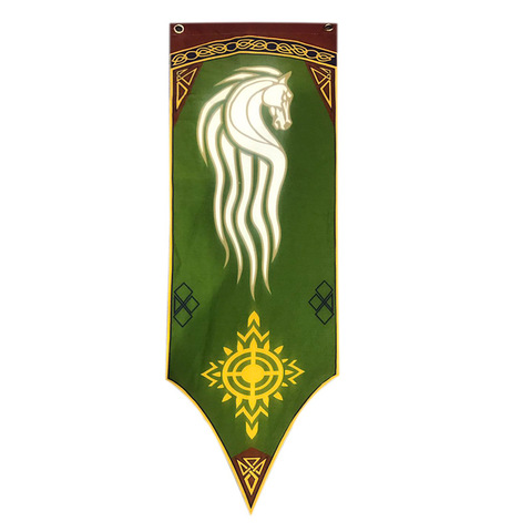 40x100cm Lord Ring Rohan Designer Banner Flag Wall Hanging KTV School Bar Home School Cosplay Party Decoration Gift ► Photo 1/6