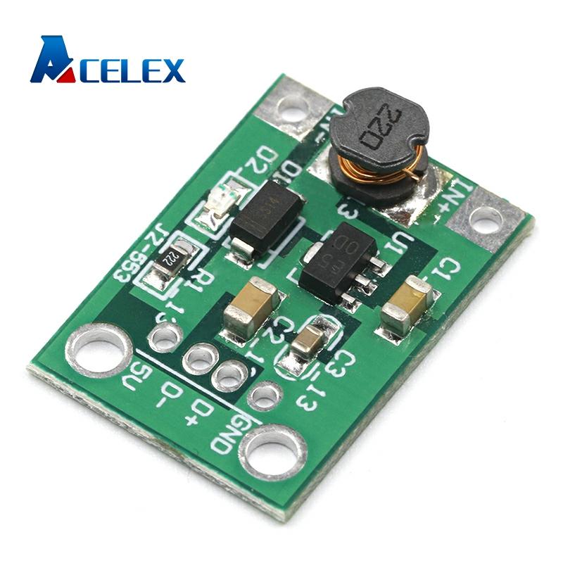 5V DC DC Converter Step Up Power Supply DC-DC Booster Boost Adapter Converter Board Step-Up 500MA Voltage Regulator 1V-5V to 5V ► Photo 1/5