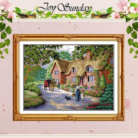 Life in Countryside Counted Cross Stitch 11 14CT Cross Stitch Sets landscape Cross Stitch Kits Embroidery Home Decor Needlework ► Photo 1/6