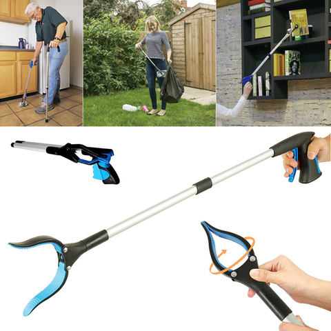 Foldable Litter Reachers Pickers Pick Up Tools Gripper Extender Grabber Picker Collapsible Garbage Pick Up Tool Grabbers ► Photo 1/6