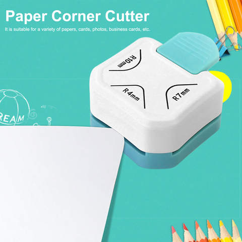 3 In 1 Corner Punch, 4/7/10mm 3 Way Corner Cutter For Paper Craft, Laminate, DIY Photo Cutter, Card Making And Scrapbooking ► Photo 1/6