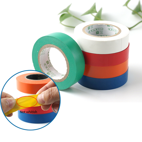 PVC Waterproof Self- Adhesive Electrical Tape Electrician Wire Insulation Flame Retardant Plastic Tape Electrical High Voltage ► Photo 1/6