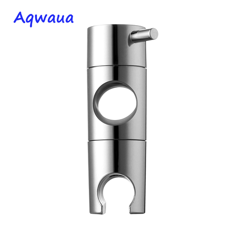 Aqwaua Hand Held Shower Head Holder for 19-25mm Slider Bar Height & Angle Adjustable Sprayer Holder Shower Rod Replacement ► Photo 1/6