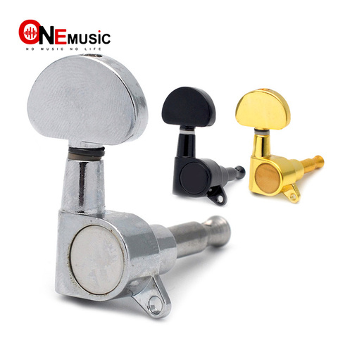 6pcs/lots Chrome Black Gold Grover Style Guitar String Tuning Pegs Keys Tuners Machine Heads for Acoustic Electric Guitar ► Photo 1/6