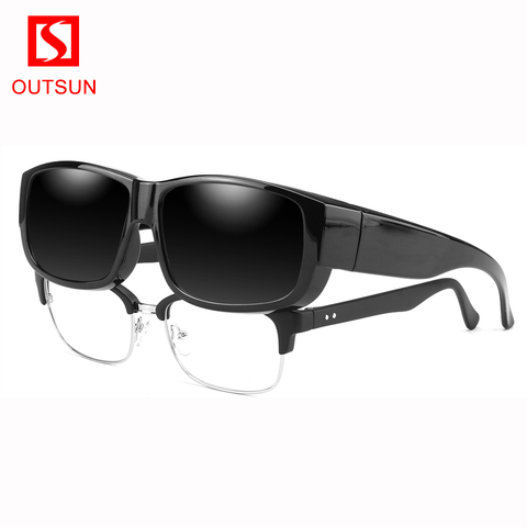 OUTSUN 2022 NEW DESIGN Unisex Polarized Fit Over Sunglasses Men Over The Prescription glasses Rx Insert cover sunglasses145 ► Photo 1/6