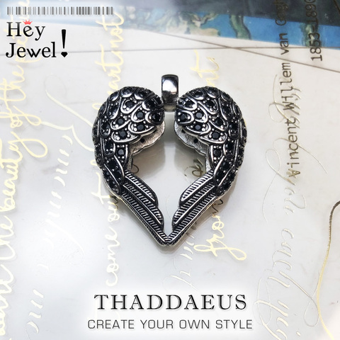 Pendant Wings Heart,2022 Brand New Fashion Jewelry Europe Bijoux Trendy Accessories 925 Sterling Silver Gift For  Woman Men ► Photo 1/6