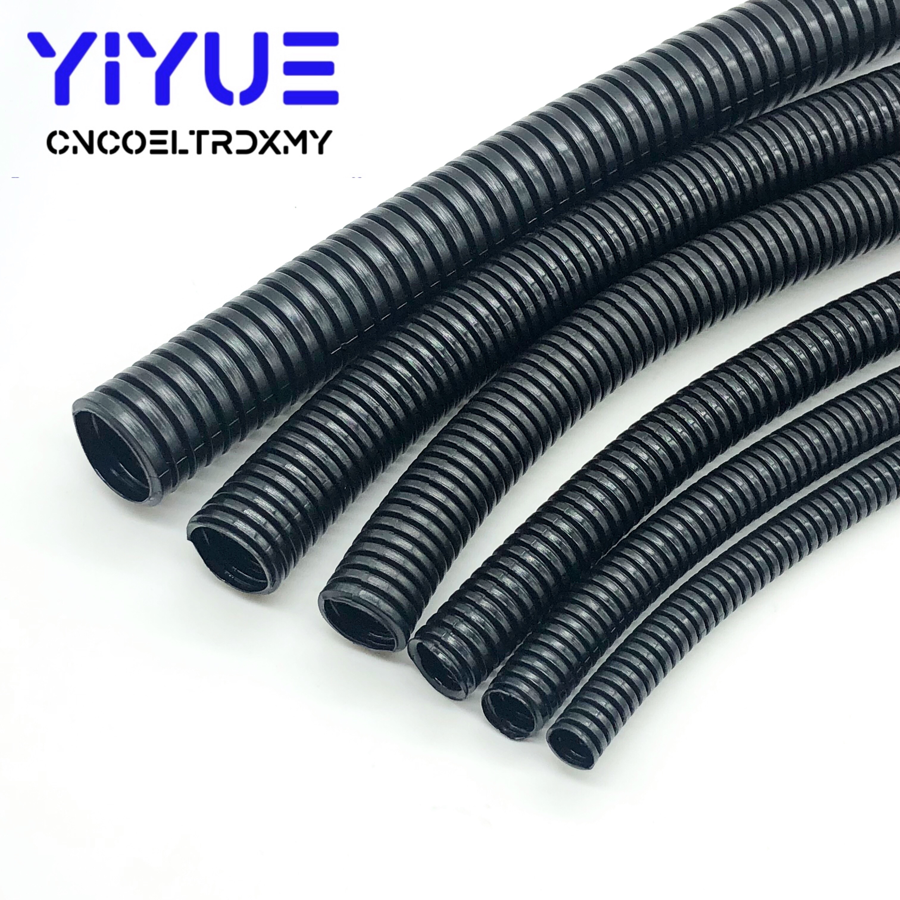 1M 6.5mm-20mm Corrugated tube auto car corrugated tube pipe insulation wire harness casing corrugated casing ► Photo 1/6