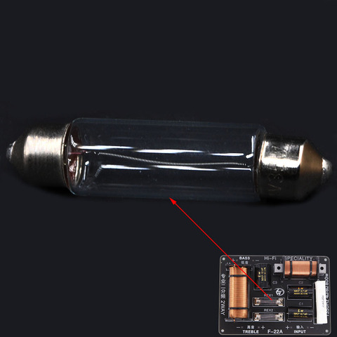 12V/24V 10W/50W Tweeter Crossover Fuse Speaker Frequency Divider Current Limit Neon Bulb Overcurrent Protection ► Photo 1/6