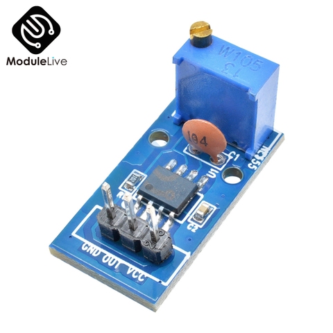 1pcs NE555 Adjustable Resistnce Frequency Pulse Generator Module For Arduino Smart Car 5V-12V 1-CH  1 Channel Output Module ► Photo 1/6