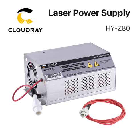 Cloudray 80-100W CO2 Laser Power Supply Monitor AC90-250V  EFR Tube for CO2 Laser Engraving Cutting Machine HY-Z80 Z Series ► Photo 1/6